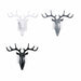 Deer Head Wall Hanging Hook Clothes Hat Key Deer Horns Hanger Wall Decoration
