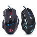 Ergonomic Wired Silent Gaming Mouse 5500 DPI With Back-light For PC Laptop - Atom Oracle