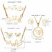Stainless Steel Jewelry Sets Women Unique Design Necklace Earrings Wedding Jewelry