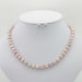Beautiful Pearl Necklace Earrings Women Wedding Jewelry Sets