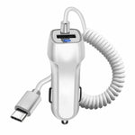 Car Charger With USB Cable Mobile Phone Charger For iPhone Android - Atom Oracle