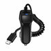 Car Charger With USB Cable Mobile Phone Charger For iPhone Android - Atom Oracle
