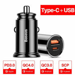 Quick Charge 4.0/3.0 USB Type C Car Charger For iPhone Android - Atom Oracle