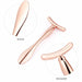 Mini Eye Massage Stick Circle Massager Device T-shape Face Lifting Massage Magic Stick
