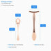 Mini Eye Massage Stick Circle Massager Device T-shape Face Lifting Massage Magic Stick