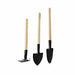 Three-Piece Durable Garden Tool Set Cast-Aluminum Head For Digging Weeding Loosening Soil Aerating Transplanting - Atom Oracle