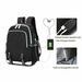 Men Women Multifunction Backpack USB Charging Laptop Travel Bags