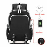 Men Women Multifunction Backpack USB Charging Laptop Travel Bags