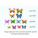 12pcs/set 3D Double Layer Colorful Butterfly Wall Sticker Home Decoration