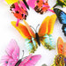 12pcs/set 3D Double Layer Colorful Butterfly Wall Sticker Home Decoration