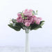Rose Pink Silk Peony Artificial Flowers Bouquet For Home Wedding Decoration
