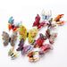 12Pcs Double layer 3D Butterfly Wall Stickers Home Decor