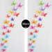 36pcs 3D Crystal Butterfly Wall Stickers Creative Butterflies Home Decor