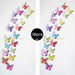 36pcs 3D Crystal Butterfly Wall Stickers Creative Butterflies Home Decor