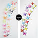 36pcs 3D Crystal Butterfly Wall Stickers Creative Butterflies Home Decor