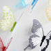 36pcs 3D Crystal Butterfly Wall Stickers Creative Butterflies Home Decor