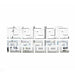 30Pcs 5*5CM DIY Waist Line 3D Mirror Sticker Modern Acrylic Home Wall Decoration