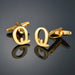 Gold Color Cufflinks Unique Stylish Design Cuff Links Men French Buttons Manchette