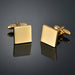 Gold Color Cufflinks Unique Stylish Design Cuff Links Men French Buttons Manchette