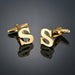 Gold Color Cufflinks Unique Stylish Design Cuff Links Men French Buttons Manchette