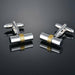 Gold Color Cufflinks Unique Stylish Design Cuff Links Men French Buttons Manchette