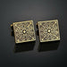 Gold Color Cufflinks Unique Stylish Design Cuff Links Men French Buttons Manchette
