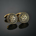Gold Color Cufflinks Unique Stylish Design Cuff Links Men French Buttons Manchette