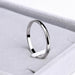 Stainless Steel Rings Anti-Allergy Smooth Simple Wedding Couple Rings