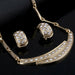 Unique Trendy Design Jewelry Set Amazing Gold Wedding Bridal Jewelry Sets