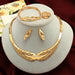 Unique Trendy Design Jewelry Set Amazing Gold Wedding Bridal Jewelry Sets