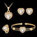 Unique Trendy Design Jewelry Set Amazing Gold Wedding Bridal Jewelry Sets