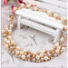 Fashion Pearl Jewelry Sets Women Gold Crystal Pearl Earrings Necklace Jewelry