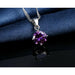 925 Sterling Silver Pendant Necklace Earrings Women Trendy Fashion Jewelry