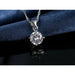 925 Sterling Silver Pendant Necklace Earrings Women Trendy Fashion Jewelry