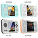 2 In 1 Gaming Console Machine 8000mAh Power Bank Buil-in 416 Classic Games