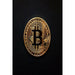 1pc Gold Plated Bitcoin Art Collection Physical Bit BTC Metal Antique Imitation