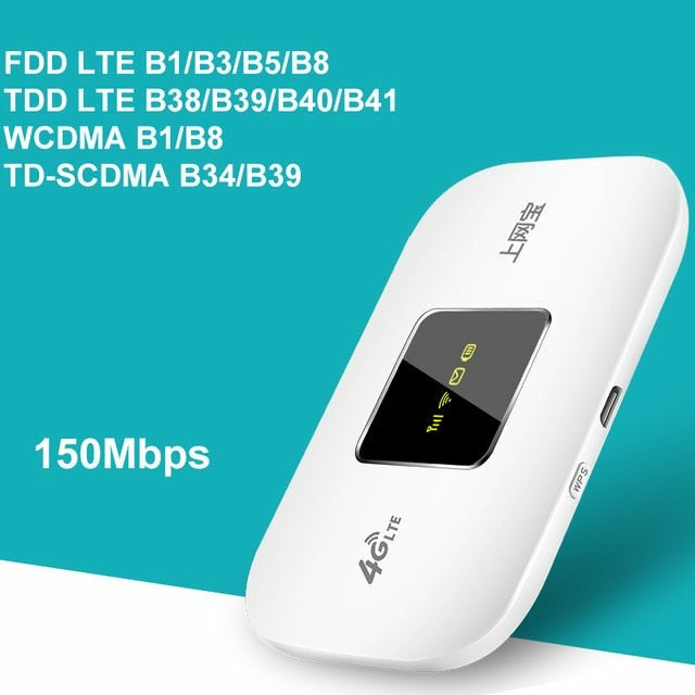4G Wifi Mini Router Wireless Portable Pocket Router With Sim Card Slot ...