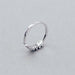 925 Sterling Silver Fresh Sweet Branch Leaf Trendy Resizable Rings