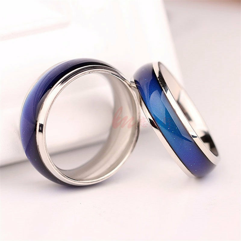 Mood Rings Color Changeable Emotion Feeling Band Temperature Rings ...