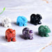 1PC Natural Crystal Elephant Amethyst Obsidian Luxury Animals Stone Crafts