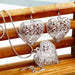 Charms Wedding Silver Jewelry Pendant Necklace Earrings Women Fashion Jewelry Set