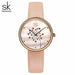 Women Fashion Casual Waterproof Watches Leather Strap Sport Elegant Wrist Watch