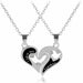 2 pcs/set Best Friends Couple Necklaces Charm Pendant Necklace Jewelry