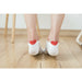 5 Pairs Women Novelty Comfortable Cartoon Heart Animal Print Lovely Cotton Socks
