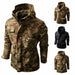 Camouflage Jacket Men Hoody Tactical Jacket Outdoor Clothing Hooded Coat
