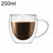 Double Wall Glass Cup Tea Coffee Mug Portable Transparent Glass Cup