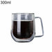Double Wall Glass Cup Tea Coffee Mug Portable Transparent Glass Cup