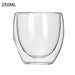 Double Wall Glass Cup Tea Coffee Mug Portable Transparent Glass Cup