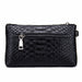 Genuine Leather Designer Day Clutches Crocodile Pattern Women Wrist Bag