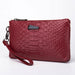 Genuine Leather Designer Day Clutches Crocodile Pattern Women Wrist Bag